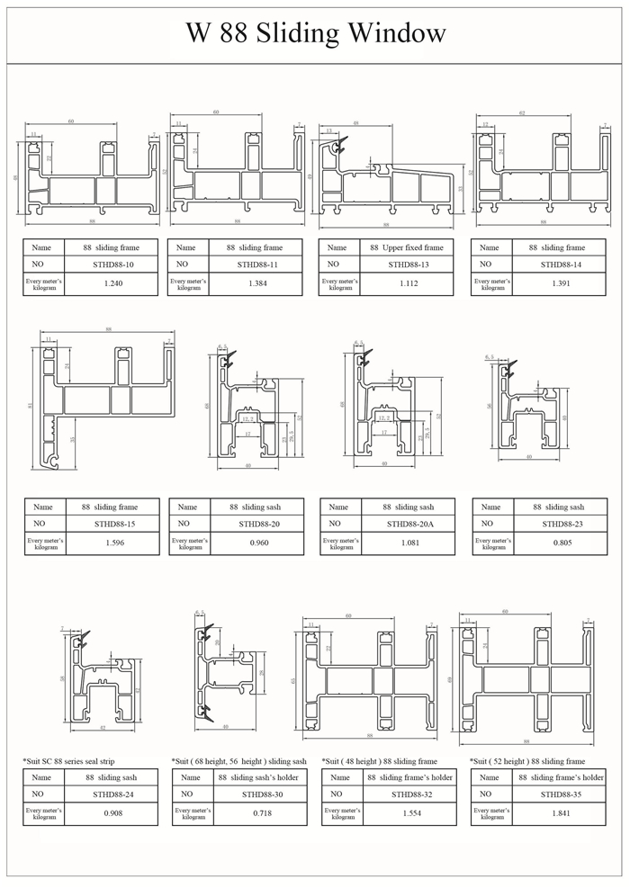 W 80 Sliding Window