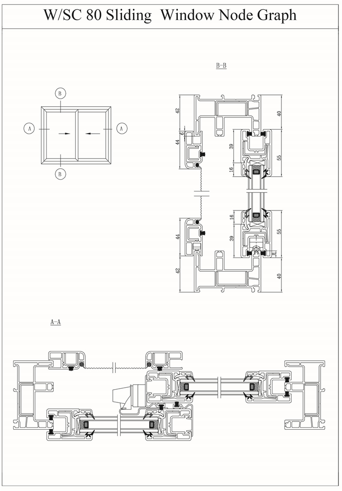 W 80 Sliding Window