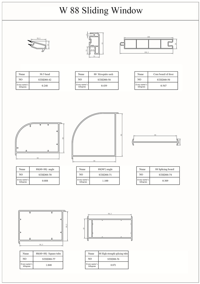 W 88 Sliding Window