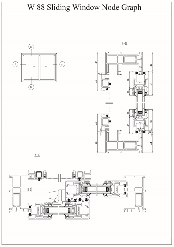 W 88 Sliding Window