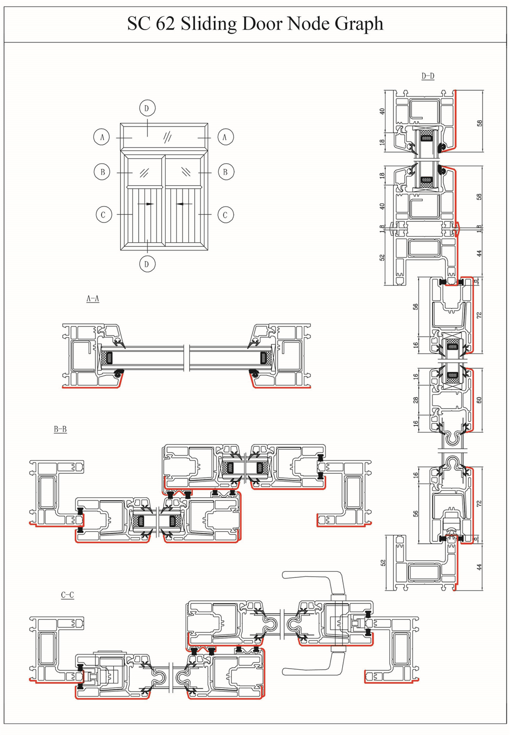 62 Sliding Door