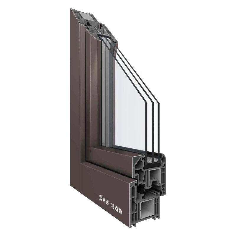 75mm Aluminum Clad Plastic Casement Window