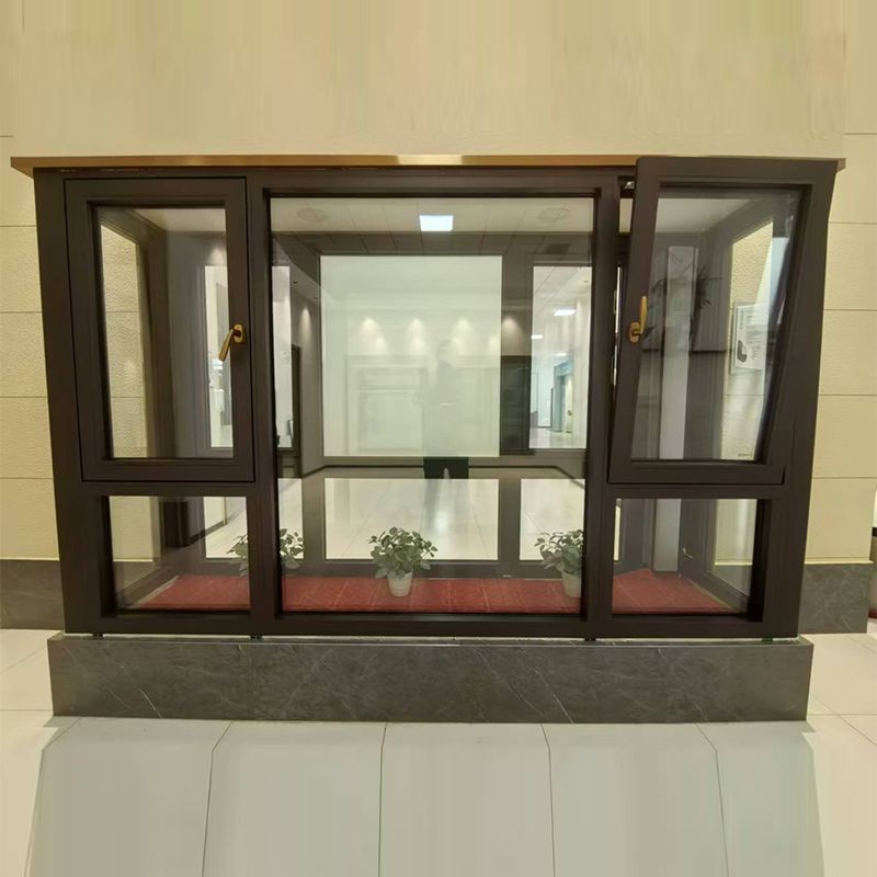 75mm Aluminum Clad Plastic Casement Window